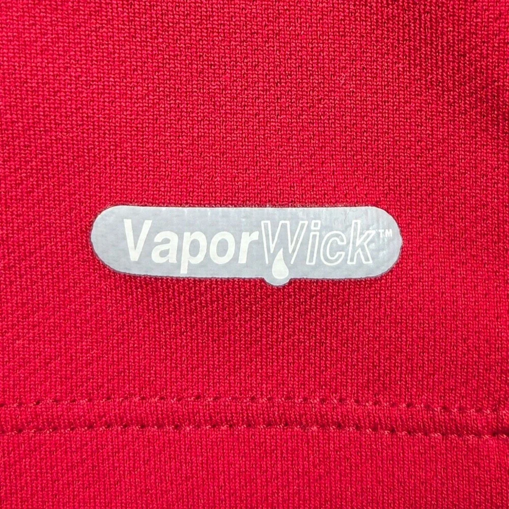 The North Face Mens Polo Shirt XL Red VaporWick Performance Gorpcore Hiking XL